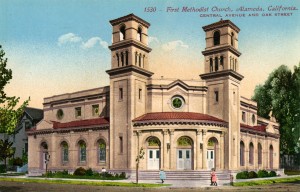 First Methodist Church, Central Ave. and Oak St., Alameda, California              